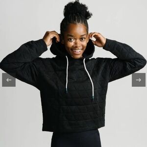 Zyia | Black Quilted Triad Hoodie